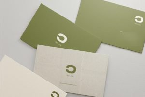Mockup réalisé par Cloé : cartes de visite C LAGENCE